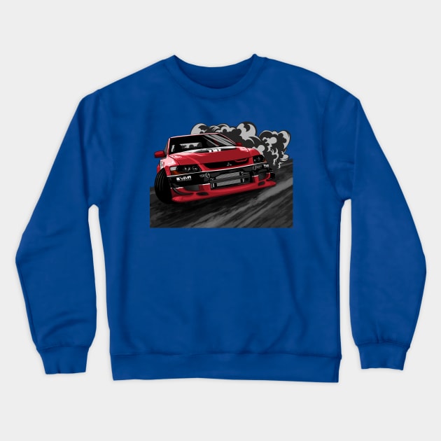 Lancer Drift Crewneck Sweatshirt by Rezall Revolution